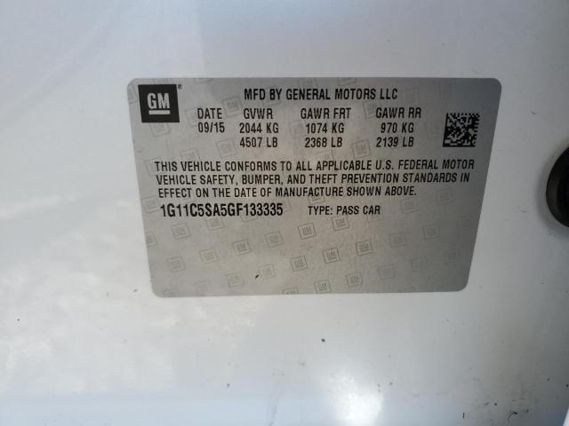 1G11C5SA5GF133335 - 2016 CHEVROLET MALIBU LIM LT 白色 照片 13