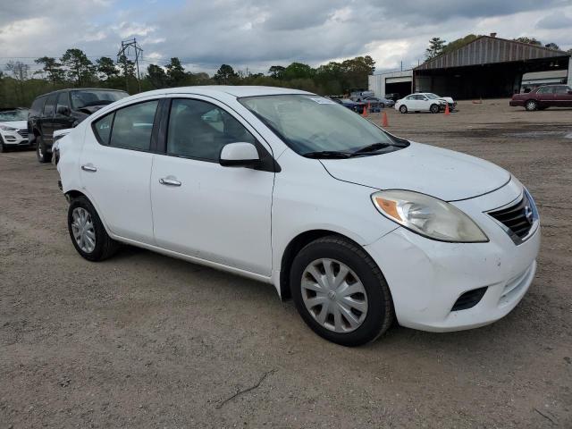 3N1CN7AP7EL870005 - 2014 NISSAN VERSA S WHITE photo 4