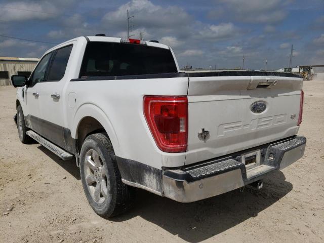 1FTEW1C5XPKD15078 - 2023 FORD F150 SUPERCREW WHITE photo 2