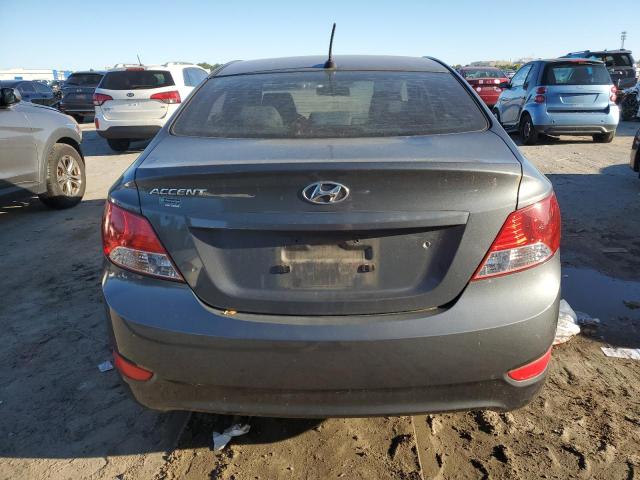 KMHCT4AE0CU215053 - 2012 HYUNDAI ACCENT GLS GRAY photo 6