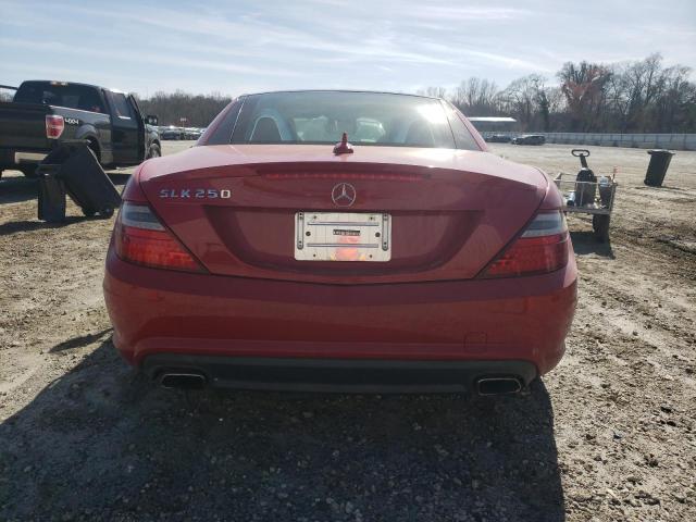 WDDPK4HA9DF055052 - 2013 MERCEDES-BENZ SLK 250 RED photo 6