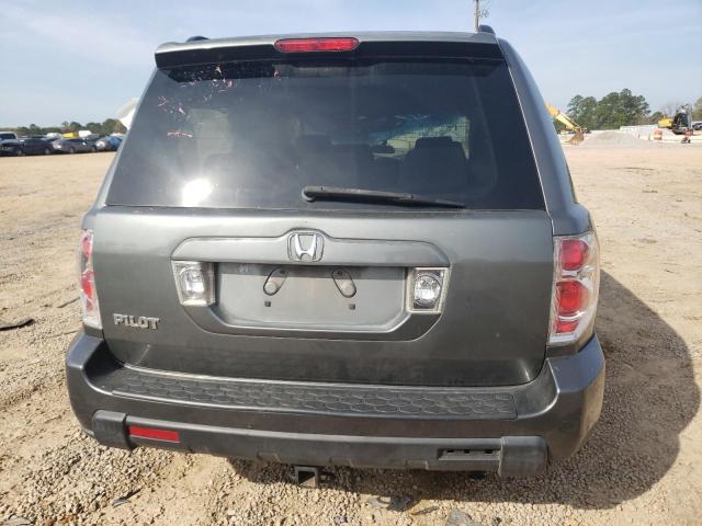 5FNYF28458B009830 - 2008 HONDA PILOT EX CHARCOAL photo 6