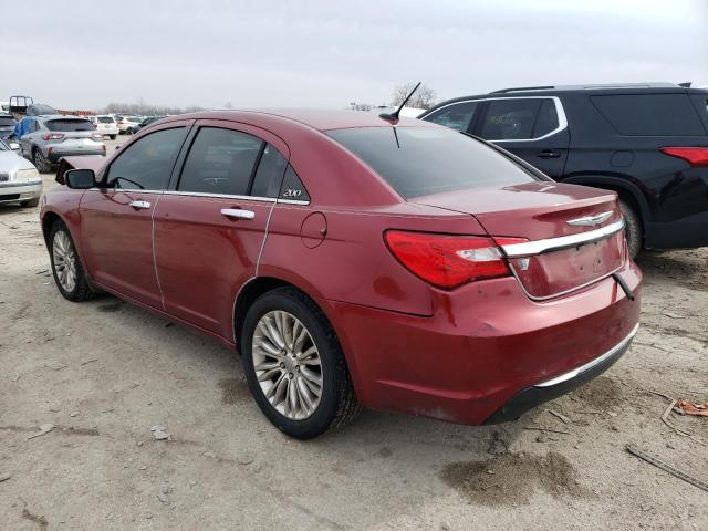 1C3CCBCG0CN165048 - 2012 CHRYSLER 200 LIMITED BURGUNDY photo 2