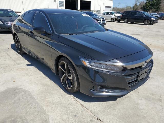 1HGCV1F38NA051173 - 2022 HONDA ACCORD SPORT BLACK photo 4