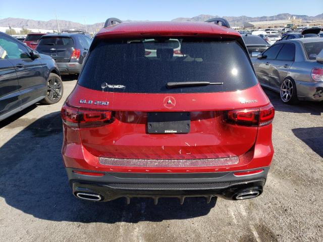 W1N4M4HB3LW030543 - 2020 MERCEDES-BENZ GLB 250 4MATIC RED photo 6