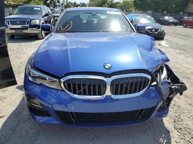 3MW5R1J00N8C77032 - 2022 BMW 330I BLUE photo 5