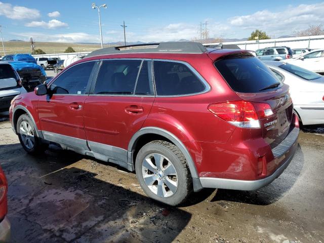 4S4BREKC1C2256655 - 2012 SUBARU OUTBACK 3.6R LIMITED BURGUNDY photo 2