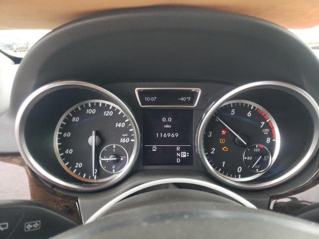 4JGDA5HB4CA022496 - 2012 MERCEDES-BENZ ML 350 4MATIC GRAY photo 9