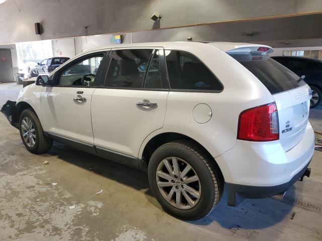 2FMDK4JC3BBA95727 - 2011 FORD EDGE SEL WHITE photo 2