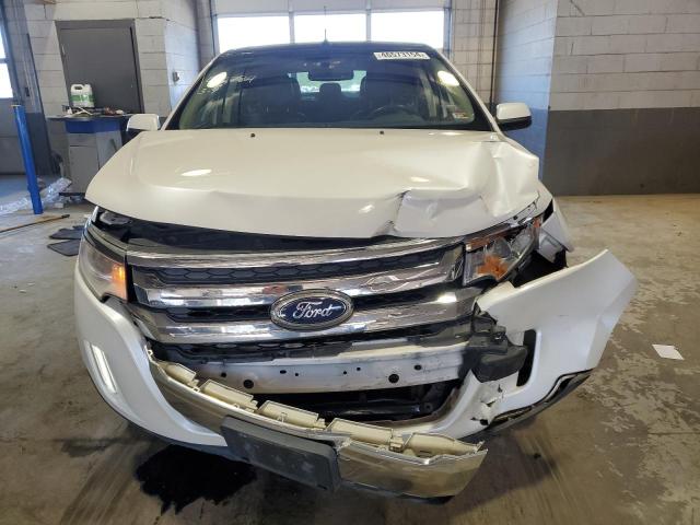 2FMDK4JC3BBA95727 - 2011 FORD EDGE SEL WHITE photo 5