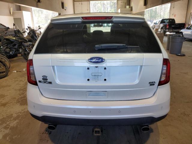 2FMDK4JC3BBA95727 - 2011 FORD EDGE SEL WHITE photo 6