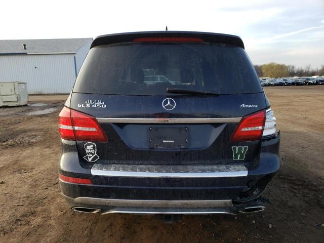 4JGDF6EE8HA890076 - 2017 MERCEDES-BENZ GLS 450 4MATIC BLUE photo 6