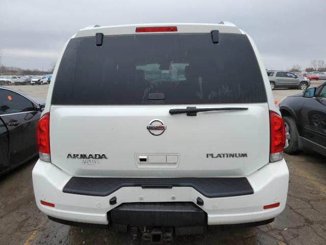 5N1AA0NE3EN610793 - 2014 NISSAN ARMADA PLATINUM WHITE photo 6