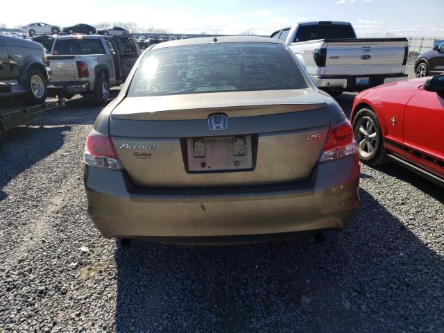 1HGCP36828A054172 - 2008 HONDA ACCORD SED EXL GOLD photo 6