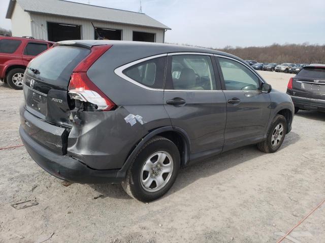 5J6RM4H32DL003790 - 2013 HONDA CR-V LX GRAY photo 3