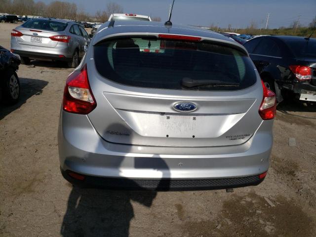 1FADP3N27EL448207 - 2014 FORD FOCUS TITANIUM SILVER photo 6