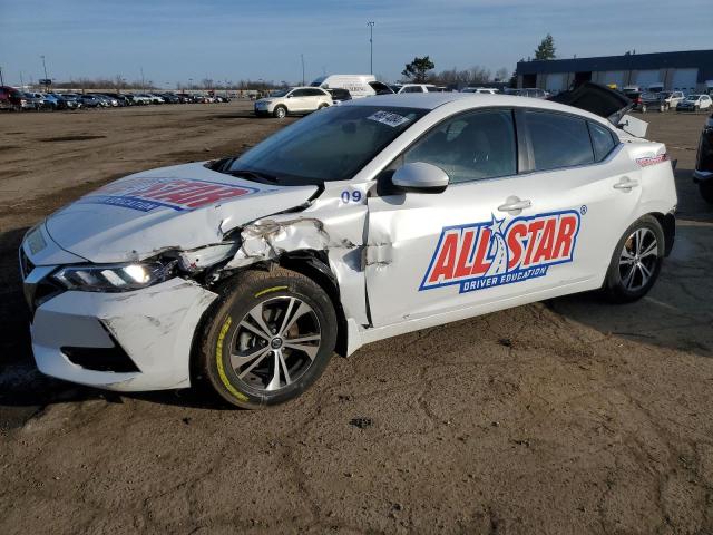 3N1AB8CV2NY209194 - 2022 NISSAN SENTRA SV WHITE photo 1