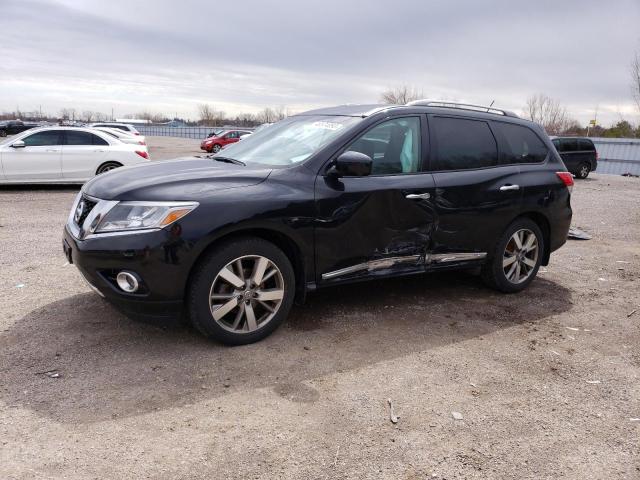 5N1AR2MM0FC611250 - 2015 NISSAN PATHFINDER S BLACK photo 1