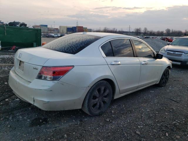 1HGCP36898A069901 - 2008 HONDA ACCORD EXL WHITE photo 3