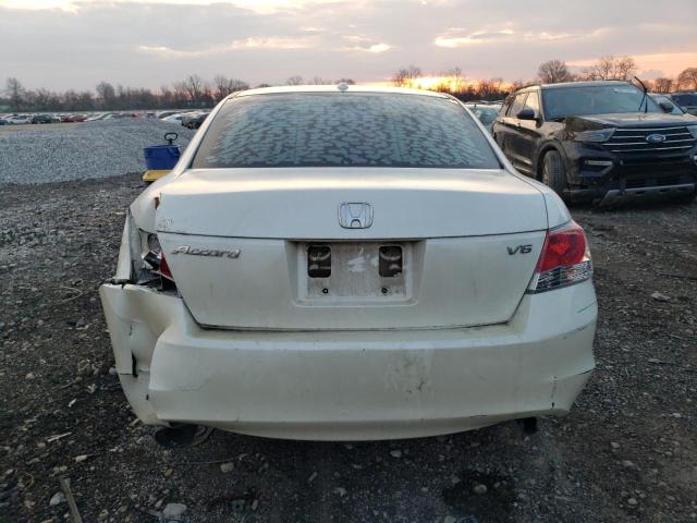 1HGCP36898A069901 - 2008 HONDA ACCORD EXL WHITE photo 6