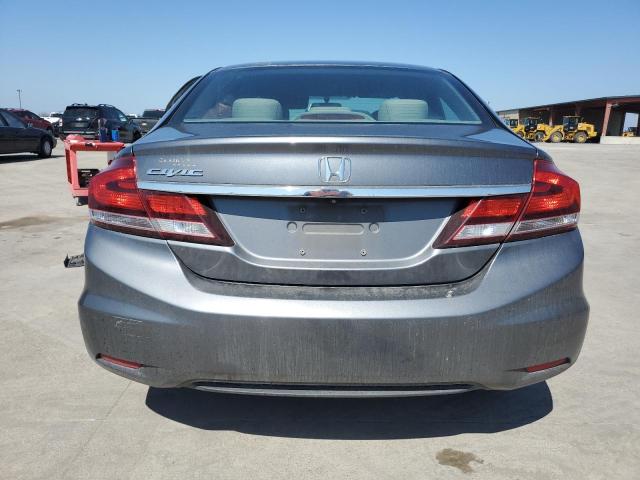 19XFB2F53DE096299 - 2013 HONDA CIVIC LX GRAY photo 6