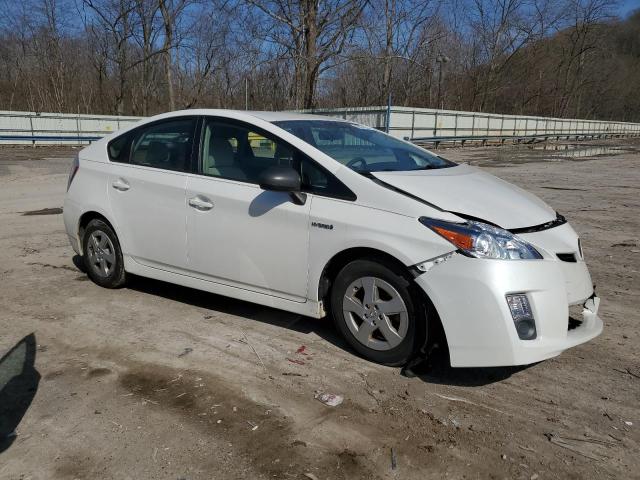 JTDKN3DU4B5340900 - 2011 TOYOTA PRIUS WHITE photo 4