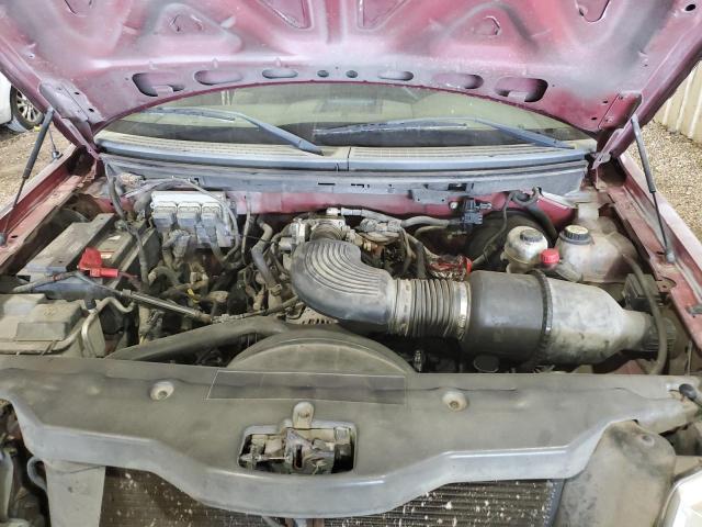 1FTRW12W35KE67910 - 2005 FORD F150 SUPERCREW BURGUNDY photo 11