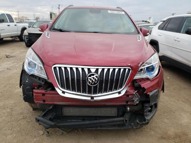 KL4CJCSB9GB726152 - 2016 BUICK ENCORE RED photo 5