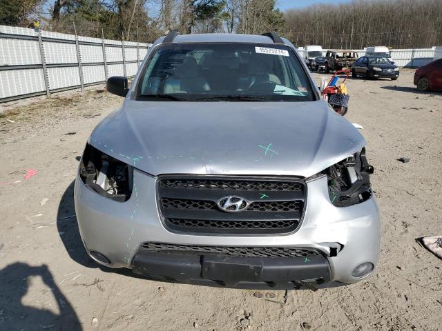 5NMSG13D89H302433 - 2009 HYUNDAI SANTA FE GLS SILVER photo 5