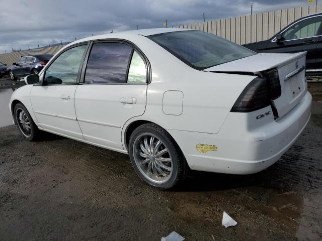 JHMES96653S021546 - 2003 HONDA CIVIC HYBRID WHITE photo 2