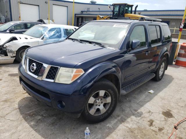 5N1AR18U96C609467 - 2006 NISSAN PATHFINDER LE ლურჯი ფოტო 2