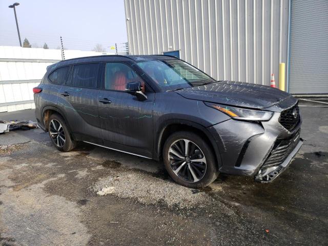 5TDJZRBH8NS216183 - 2022 TOYOTA HIGHLANDER XSE GRAY photo 4