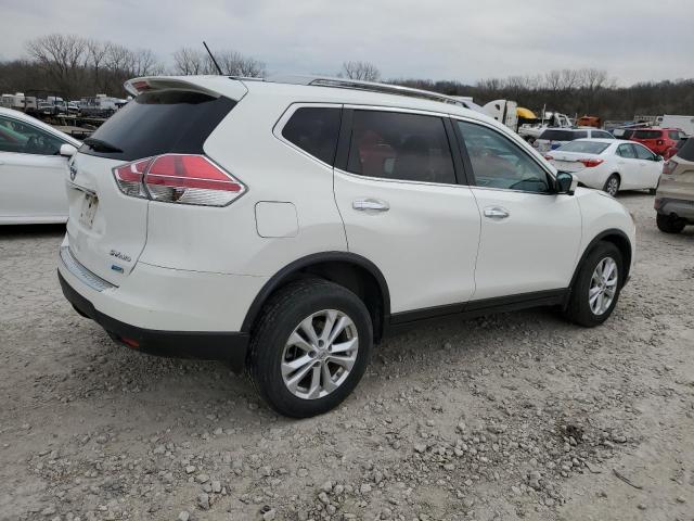 5N1AT2MVXEC811643 - 2014 NISSAN ROGUE S WHITE photo 3