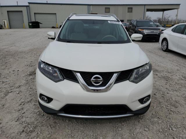 5N1AT2MVXEC811643 - 2014 NISSAN ROGUE S WHITE photo 5