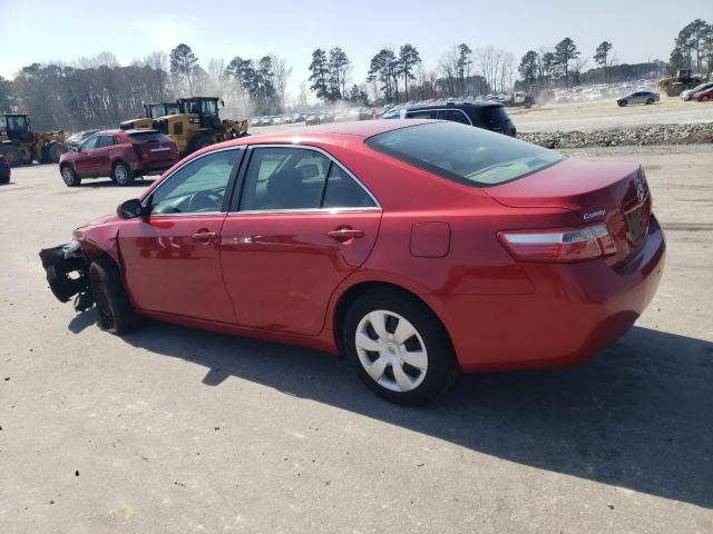 4T1BE46K97U017422 - 2007 TOYOTA CAMRY CE RED photo 2