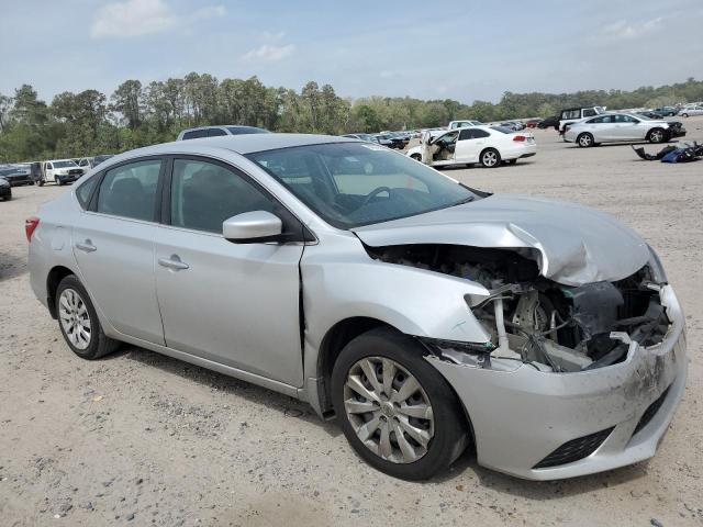 3N1AB7AP4KY336197 - 2019 NISSAN SENTRA S SILVER photo 4