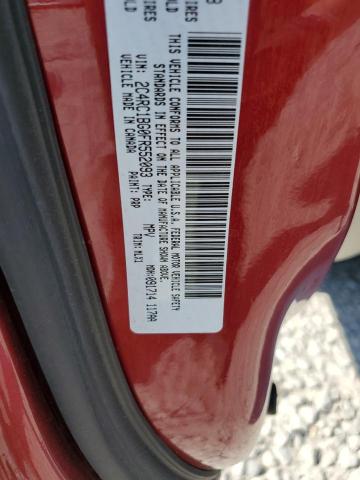 2C4RC1BG0FR552093 - 2015 CHRYSLER TOWN & COU TOURING 红色 照片 13