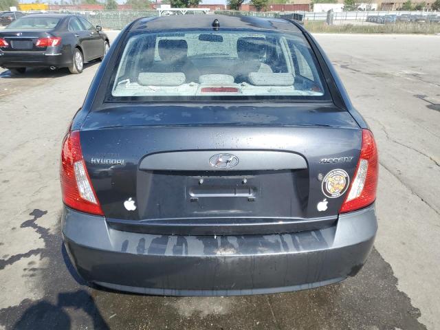 KMHCN46C66U036411 - 2006 HYUNDAI ACCENT GLS GRAY photo 6