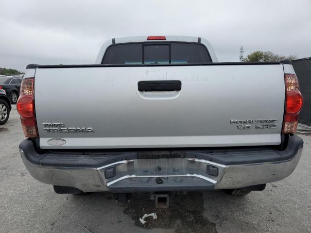 3TMJU62N78M066008 - 2008 TOYOTA TACOMA DOUBLE CAB PRERUNNER SILVER photo 6
