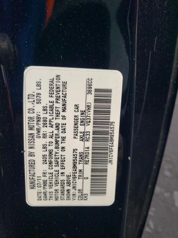 JN1CV6FE4BM954575 - 2011 INFINITI G37 BASE BLACK photo 12
