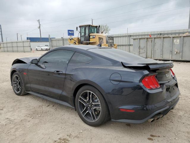 1FA6P8CF6M5153453 - 2021 FORD MUSTANG GT BLUE photo 2