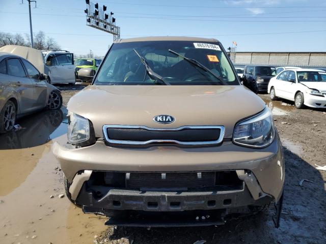 KNDJN2A29G7314278 - 2016 KIA SOUL TAN photo 5