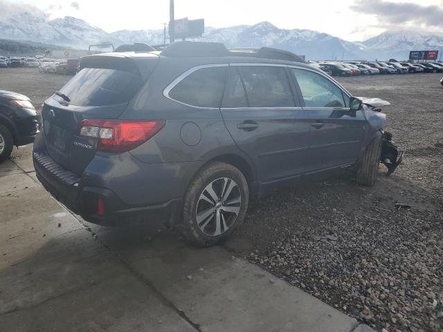 4S4BSANC0J3217121 - 2018 SUBARU OUTBACK 2.5I LIMITED GRAY photo 3