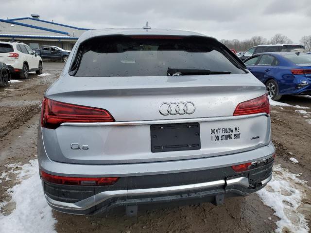 WA15AAFY6N2082330 - 2022 AUDI Q5 SPORTBACK PRM PLS 45 SILVER photo 6