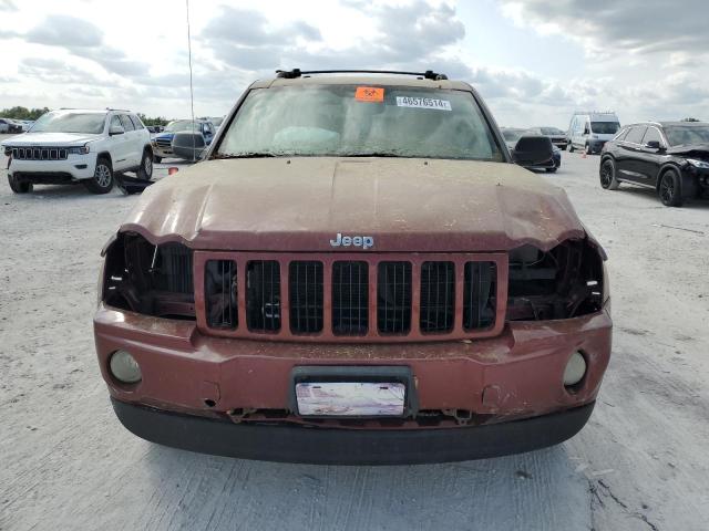 1J8HR48N07C607890 - 2007 JEEP GRAND CHER LAREDO BURGUNDY photo 5