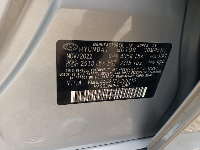 KMHL44J21PA295215 - 2023 HYUNDAI SONATA SEL PLUS SILVER photo 12