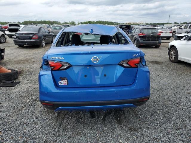 3N1CN8EVXLL842341 - 2020 NISSAN VERSA SV BLUE photo 6