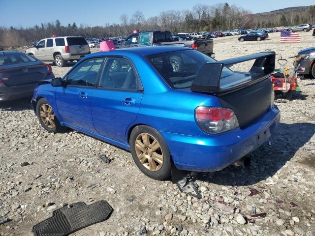 JF1GD79636G503269 - 2006 SUBARU IMPREZA WRX BLUE photo 2