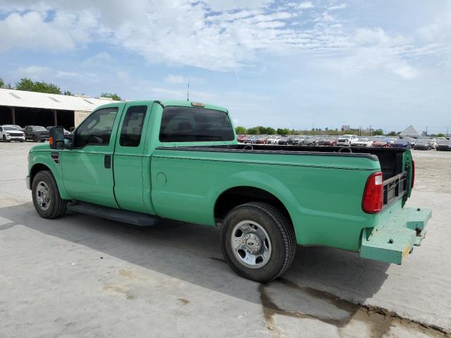 1FTWX30R48ED15811 - 2008 FORD F350 SRW SUPER DUTY GREEN photo 2