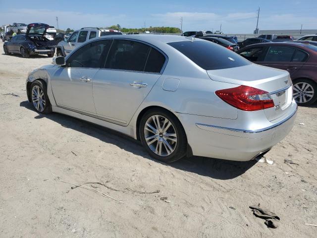 KMHGC4DD4DU256288 - 2013 HYUNDAI GENESIS 3.8L SILVER photo 2